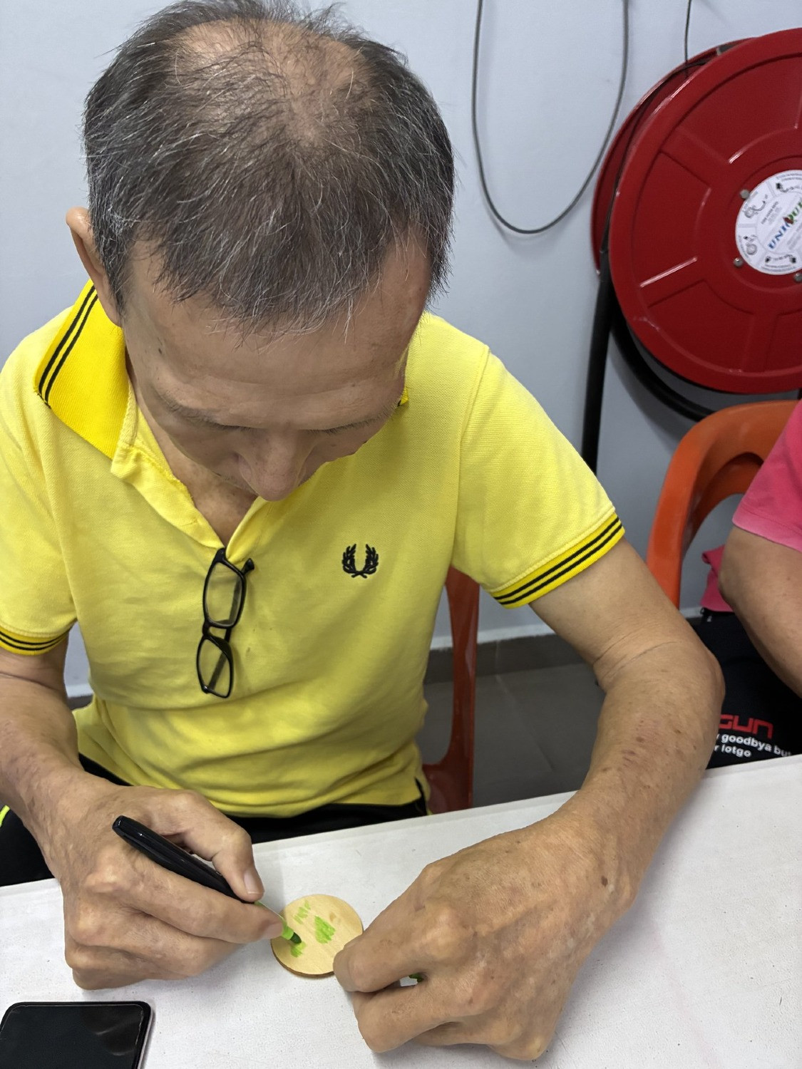 14 donation elderly drawing