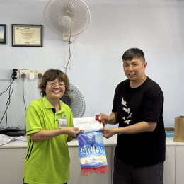 16 donation handover