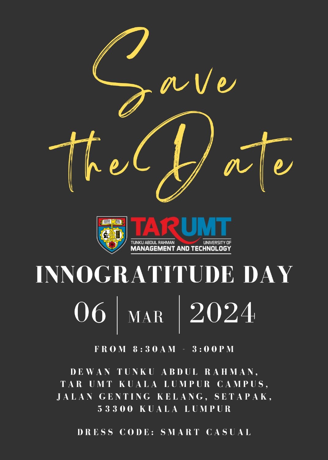 tarumt innogratitude day   invitation